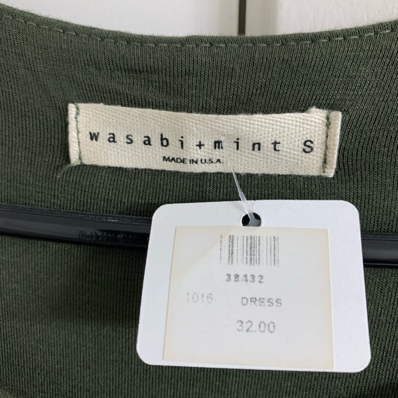 Forest green midi dress - Picture 3 of 3